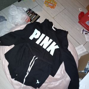 Pink short outfit